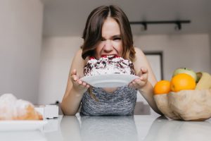 ansiedad por la comida - tarta de nata